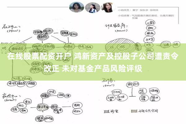 在线股票配资开户 鸿新资产及控股子公司遭责令改正 未对基金产品风险评级