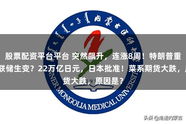 股票配资平台平台 突然飙升，连涨8周！特朗普重磅，美联储生变？22万亿日元，日本批准！菜系期货大跌，原因是？