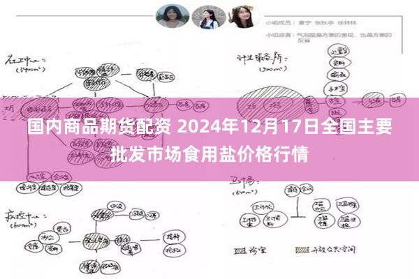 国内商品期货配资 2024年12月17日全国主要批发市场食用盐价格行情