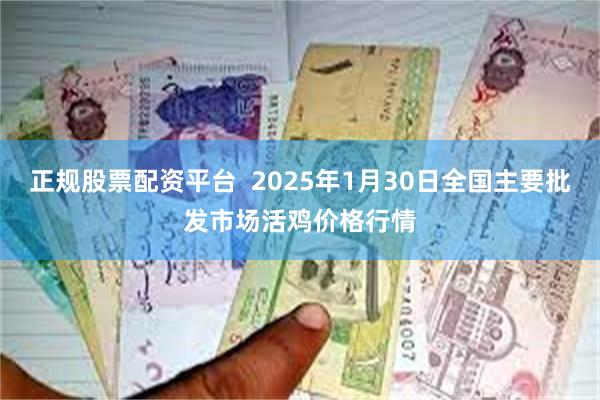 正规股票配资平台  2025年1月30日全国主要批发市场活鸡价格行情